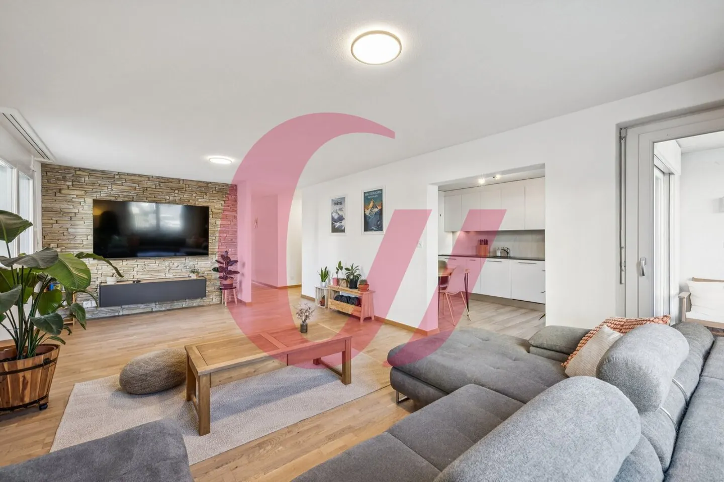 Apartment with 4.5 rooms in the city center of Bulle! - Photo 4 of 10