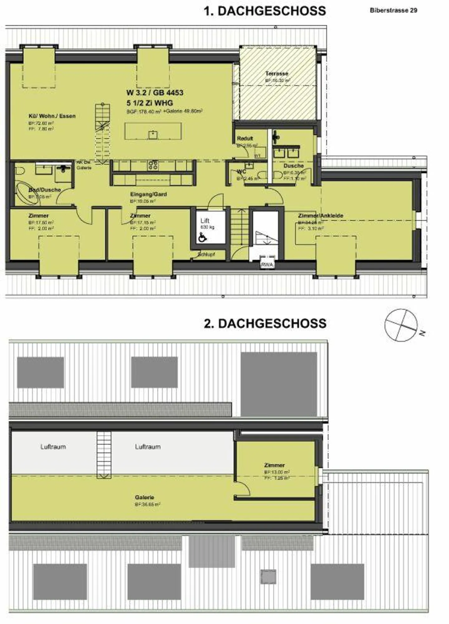 Appartement penthouse exclusif de 5,5 pièces avec terrasse et ascenseur direct vers le penthouse - Photo 8 sur 8