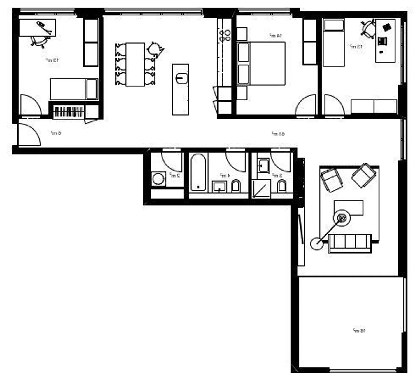 Bella appartamento di 4,5 stanze a Menzingen in affitto - Foto 6 di 6