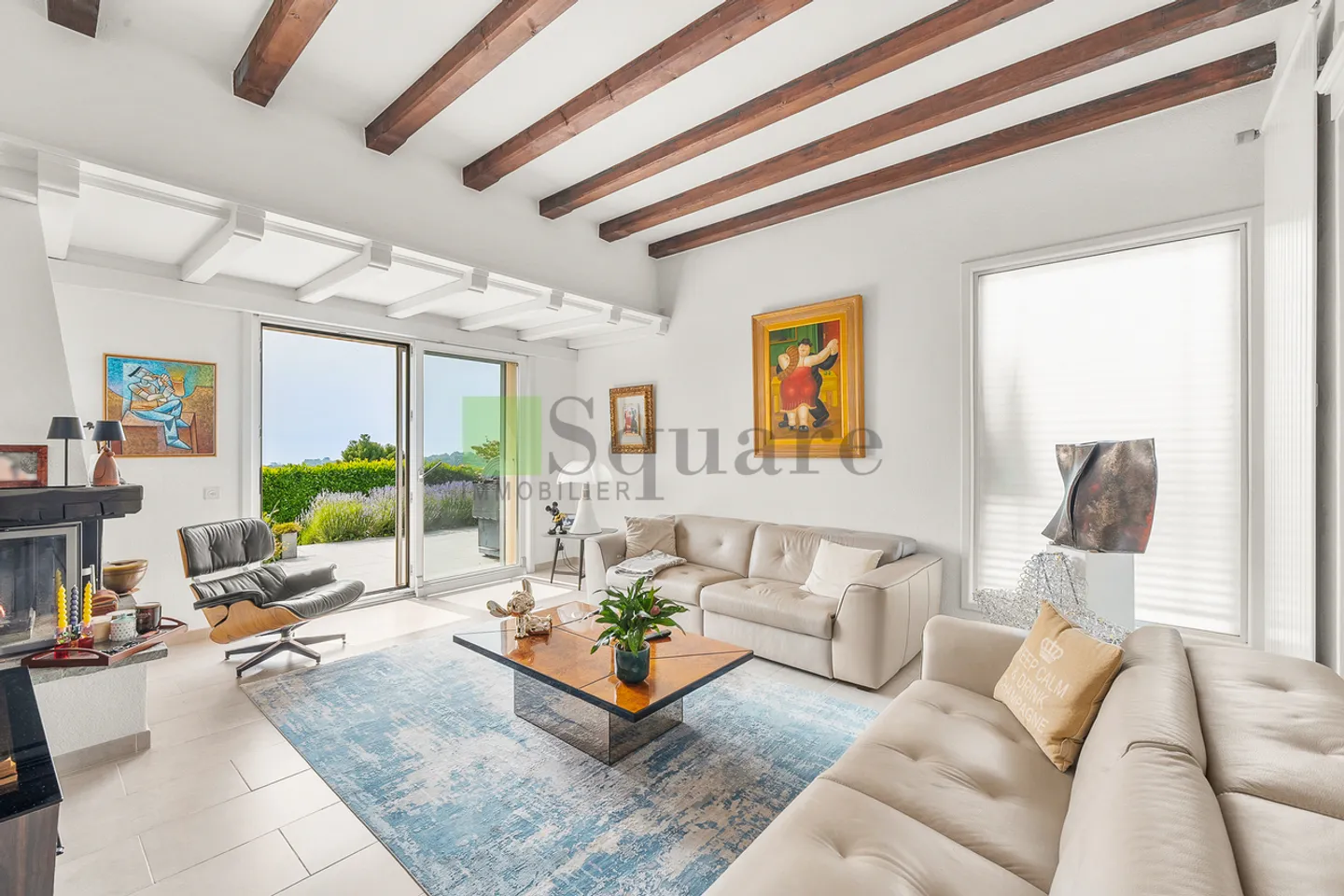 Wunderschöne 7-Zimmer-Einfamilienvilla mit Pool und Seeblick - Foto 3 von 14