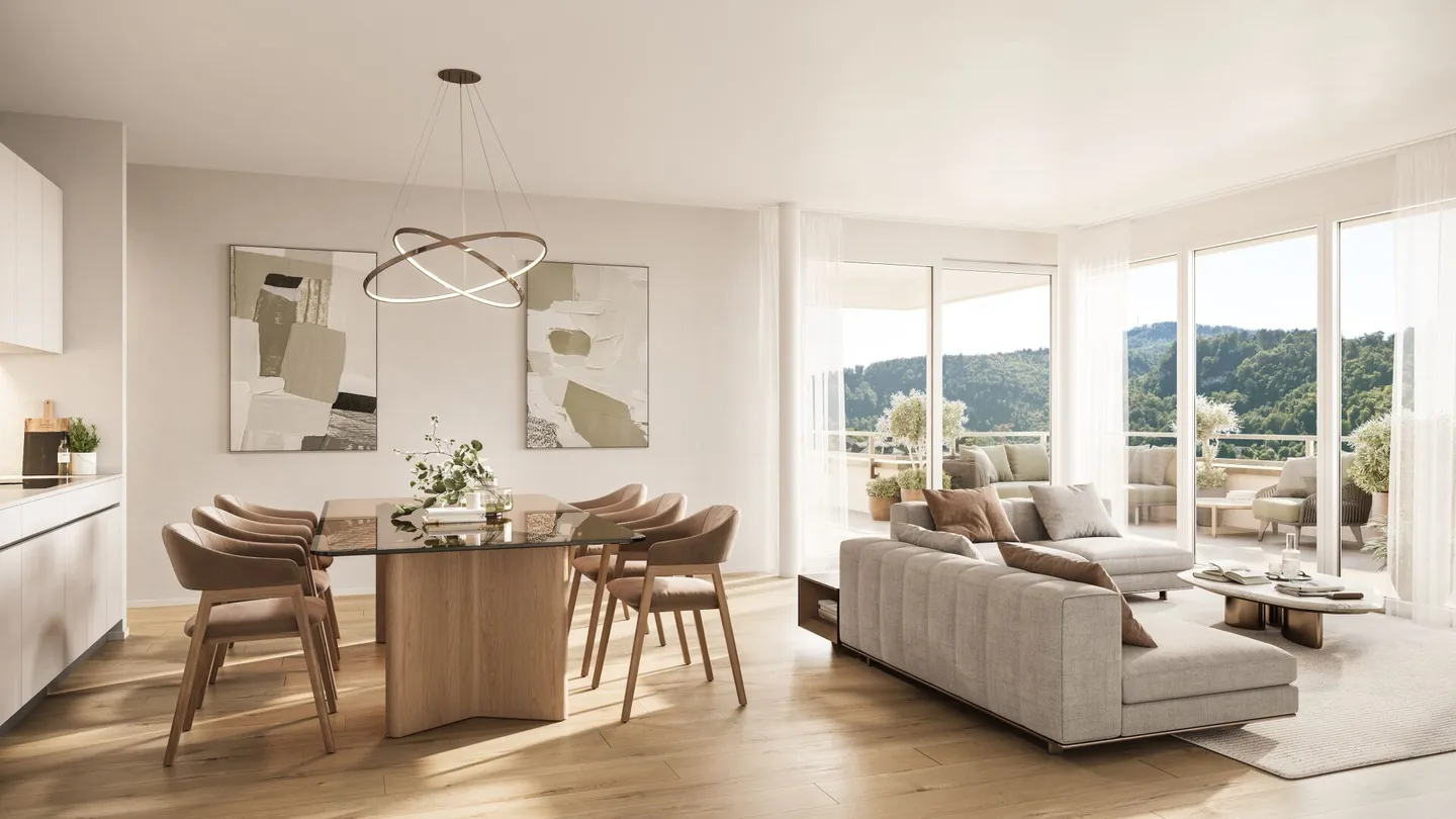 Appartamento 3.5 stanze con balcone e sensazione di vita armoniosa - Foto 5 di 8