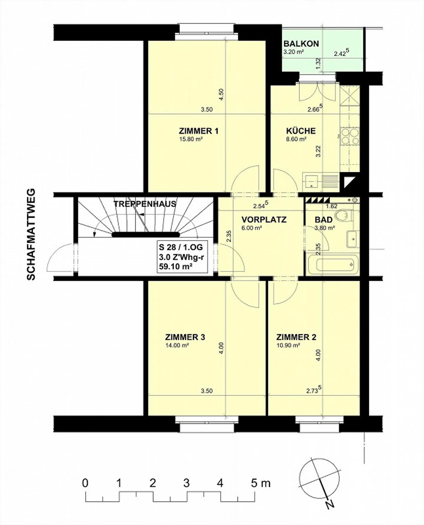 Sanierte Wohnung in Binningen - Foto 6 von 6