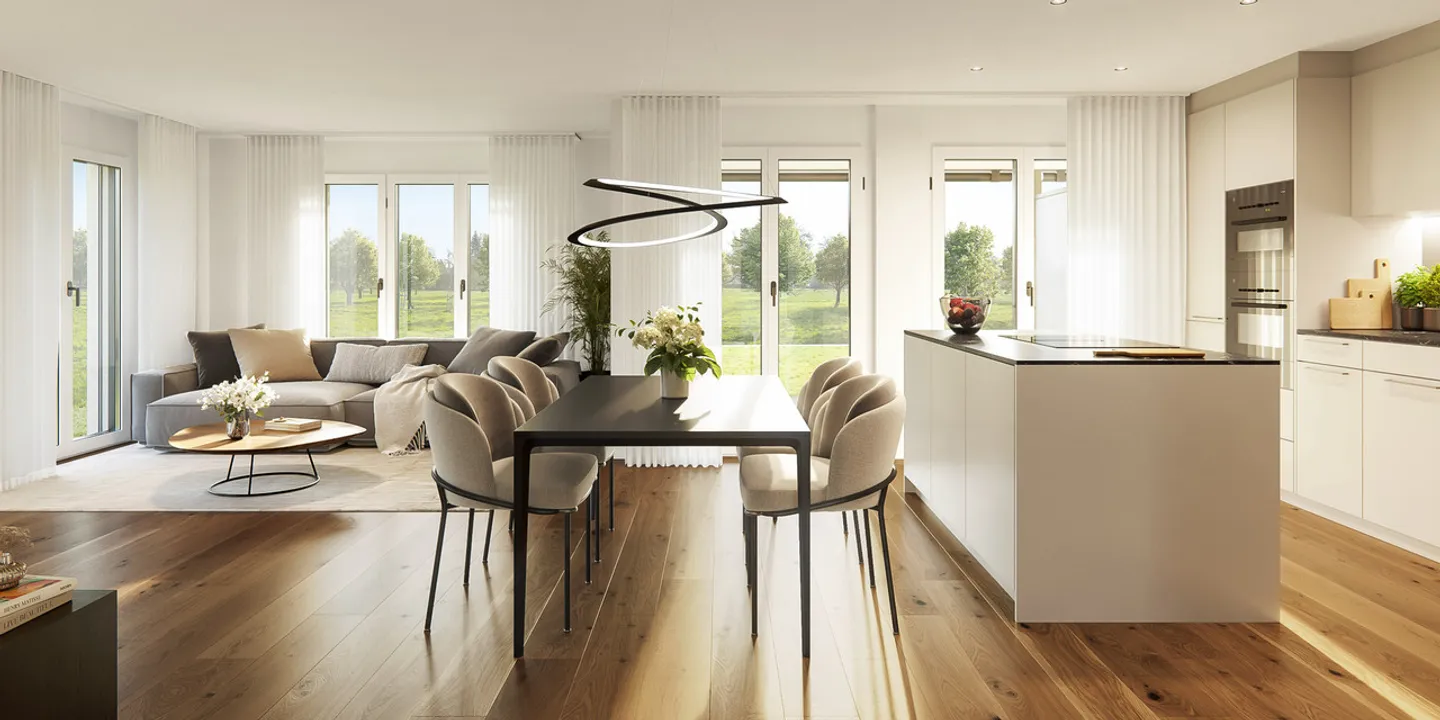 Attractive Garden Apartment Near the Lake - New Construction Project "Schlossberg" - Photo 2 of 8