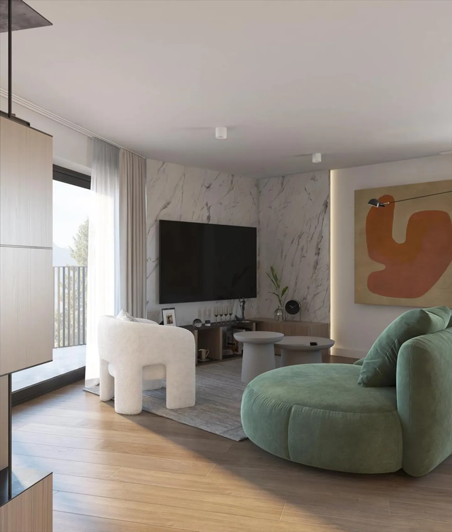Wunderschöne 2,5-Zimmer-Neuwohnung in Vouvry - Foto 1 von 6