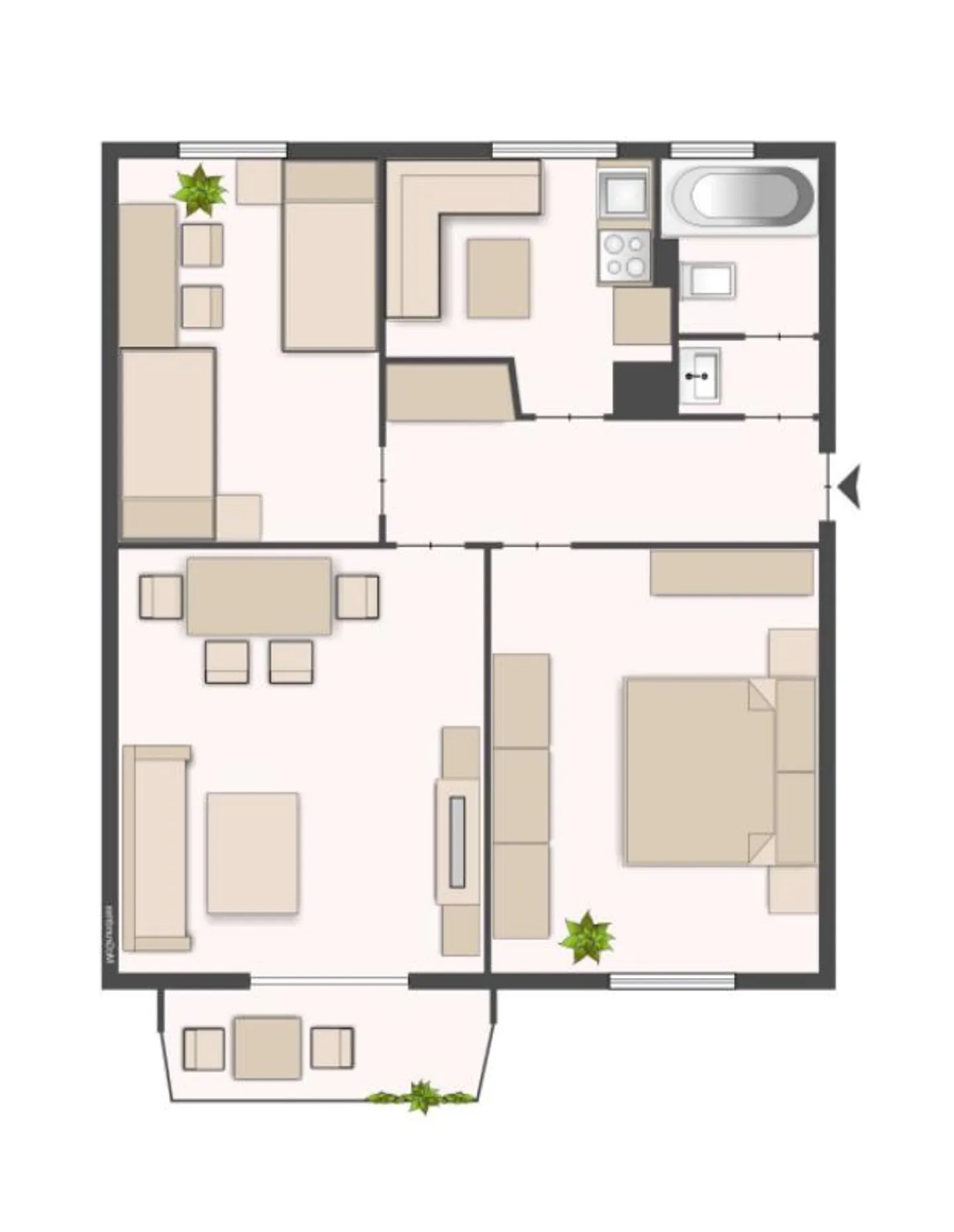 Gemütliche Wohnung in Kreuzlingen - Foto 9 von 10