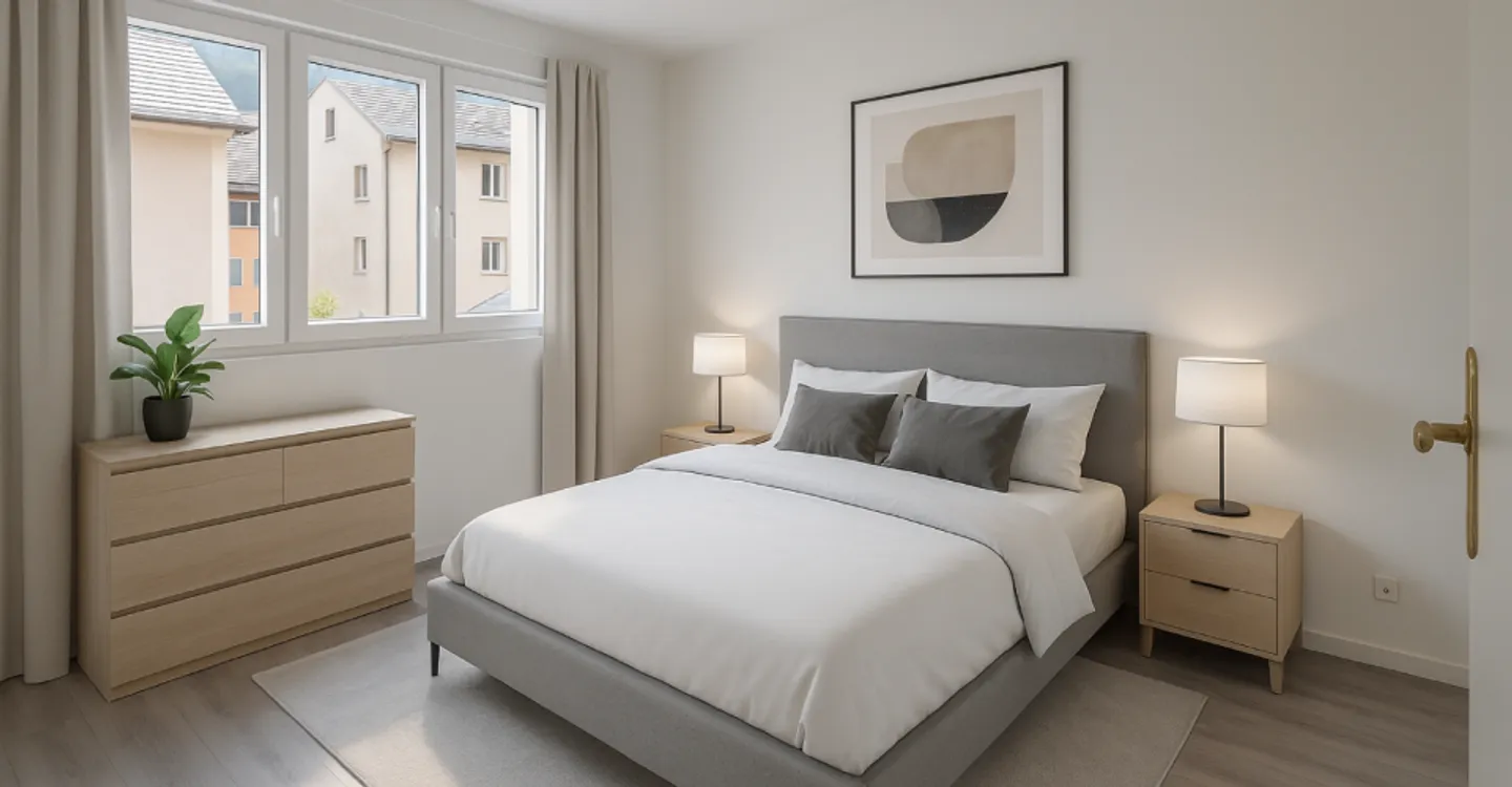 St-Imier, appartamento di 4,5 locali al 1° piano con balcone - Foto 6 di 11