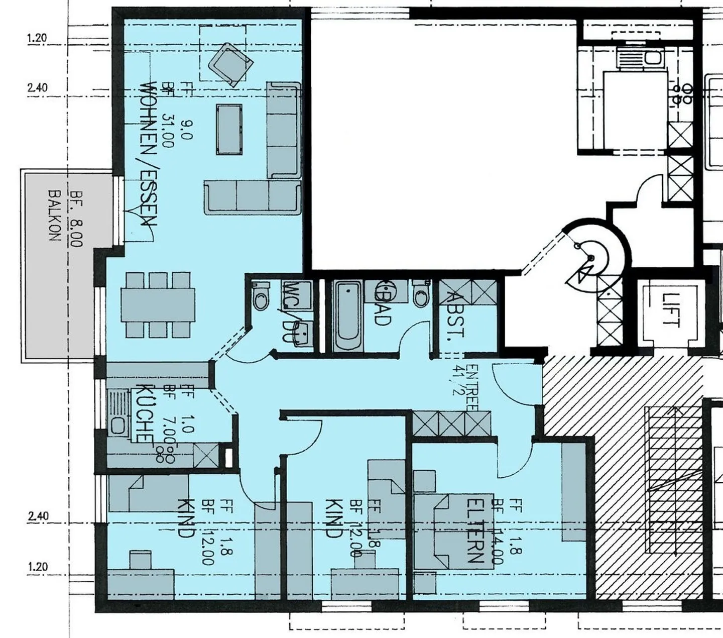 Appartement 4.5 pièces confortable - Photo 11 sur 12
