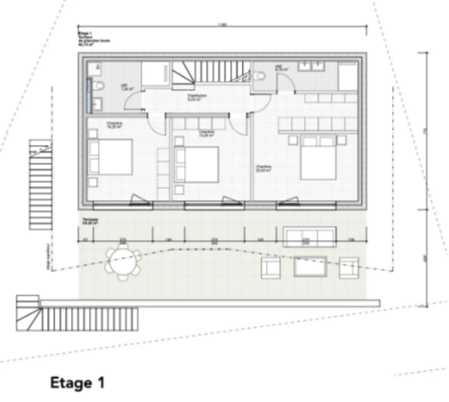 Helles Penthouse mit außergewöhnlicher Terrasse und Panoramablick - Foto 10 von 12