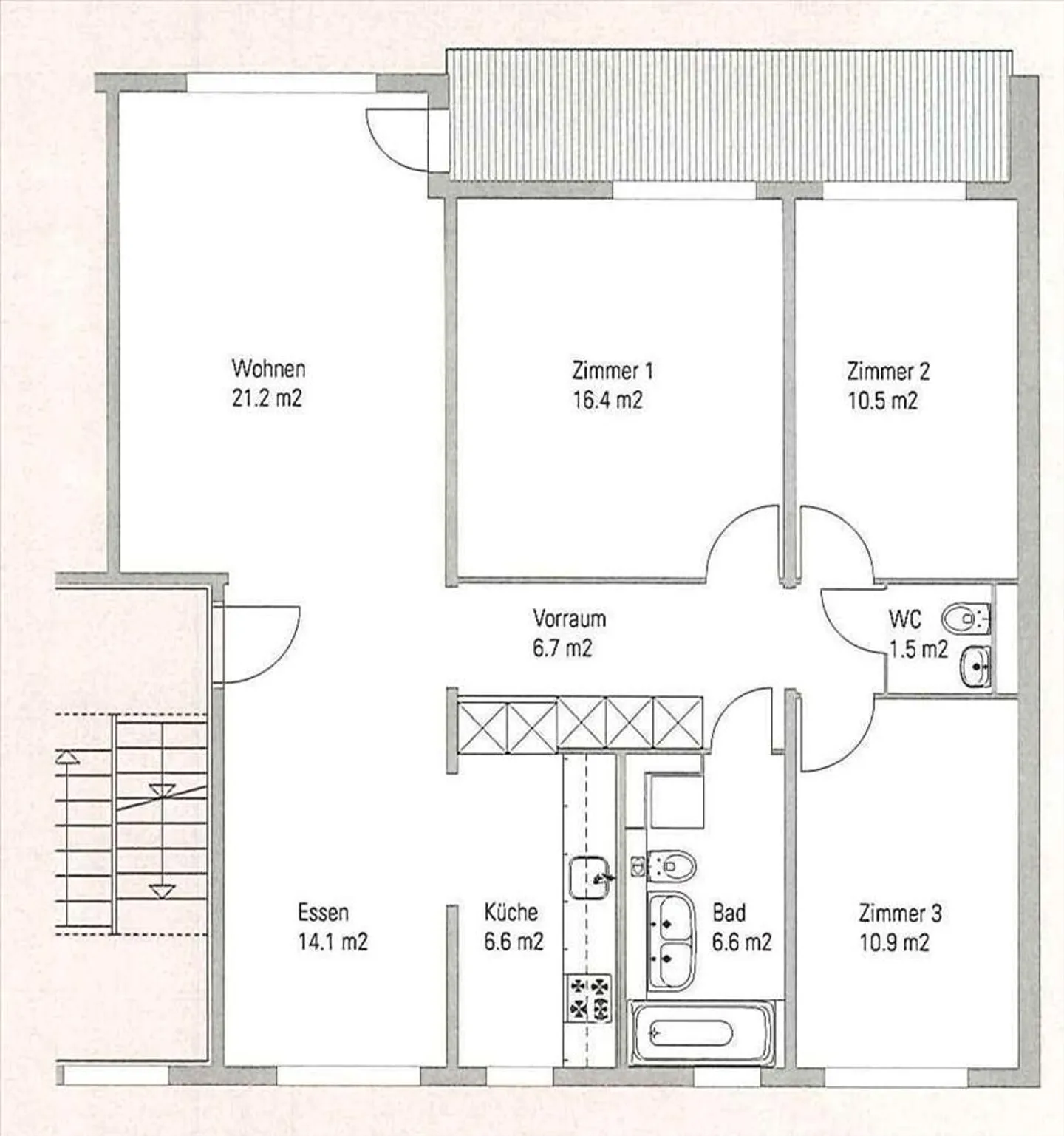 Moderne Wohnung mit Gartensitzplatz - Foto 4 von 4
