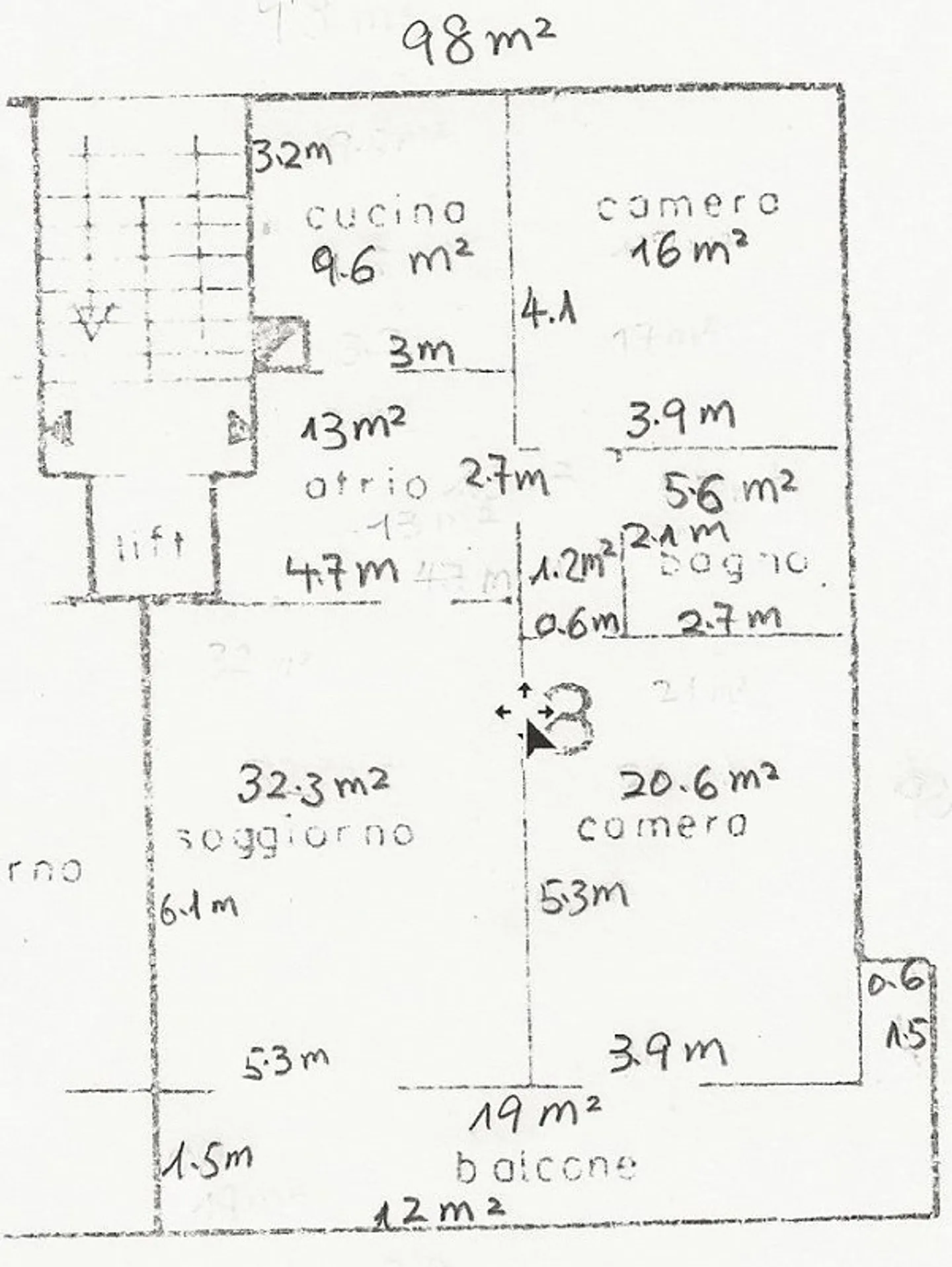 Helle 3.5-Zimmer-Wohnung mit Balkon und Parkplätzen in Lugano-Viganello - Foto 12 von 14