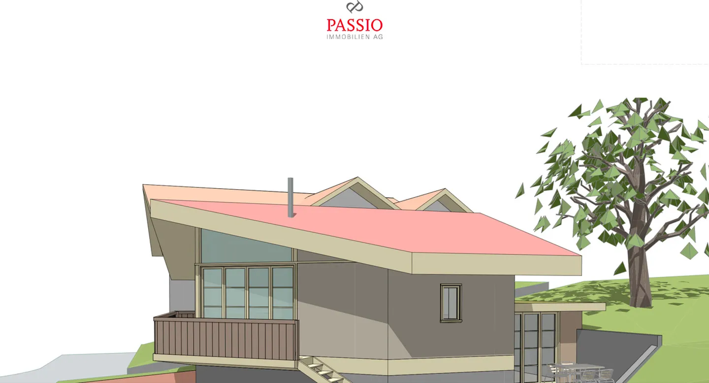 1.5-Zimmer Naturhaus mit unverbaubarer Sicht auf den Thunersee - Foto 3 von 4