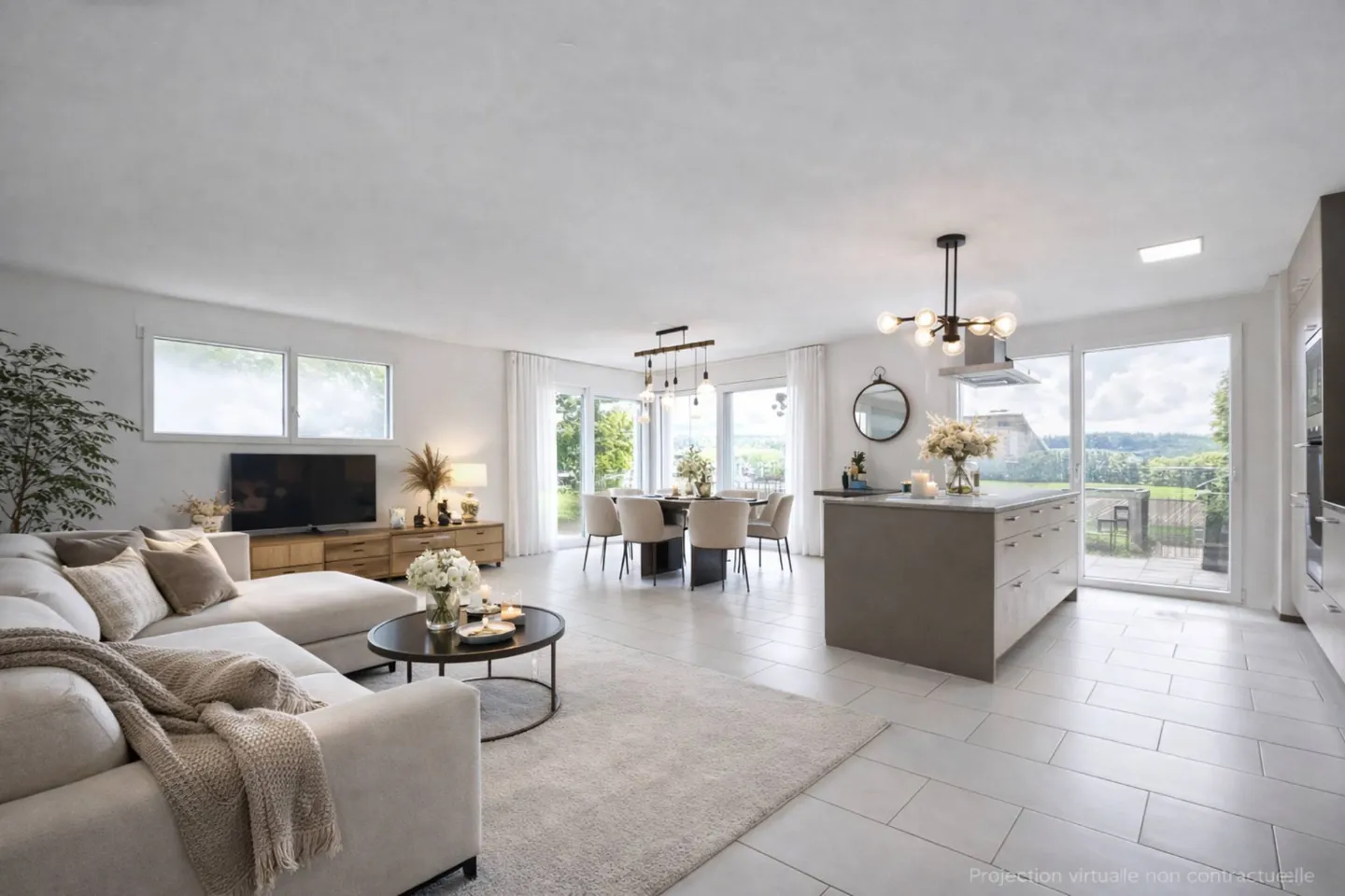 Geräumige Wohnung mit Garten - Foto 3 von 13