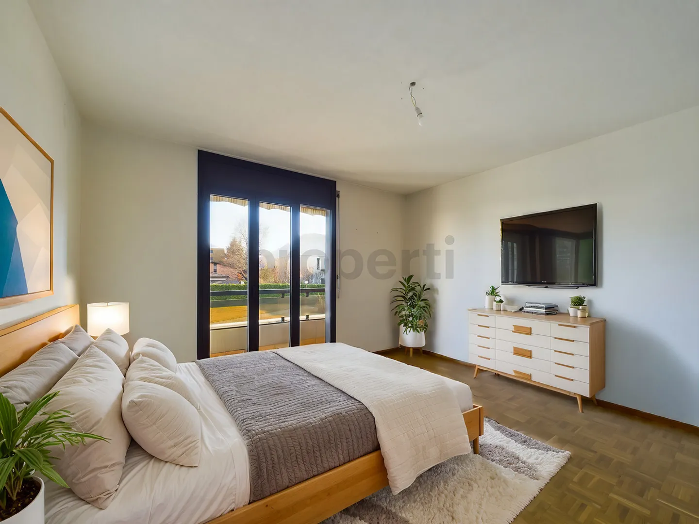 Incantevole appartamento di 3,5 locali a Caslano con balcone e garage - Foto 5 di 11