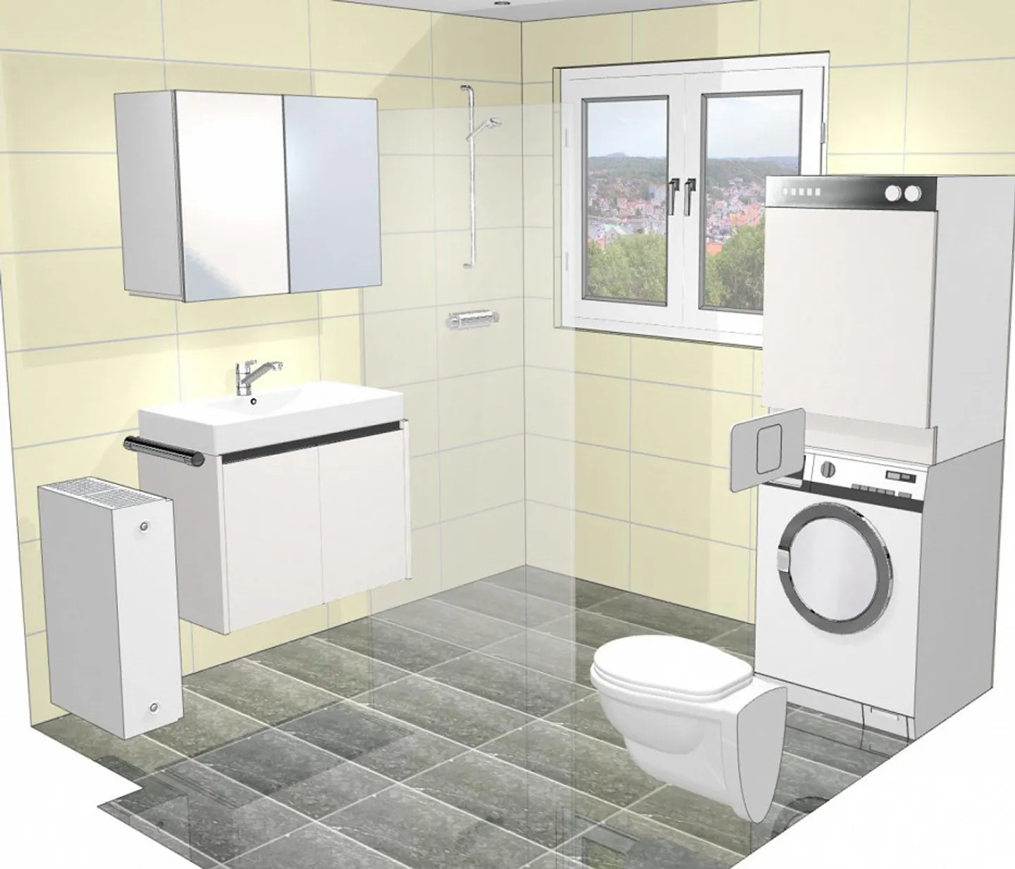 Frisch sanierte 3-Zimmer-Wohnung mit toller Aussicht - Foto 4 von 8