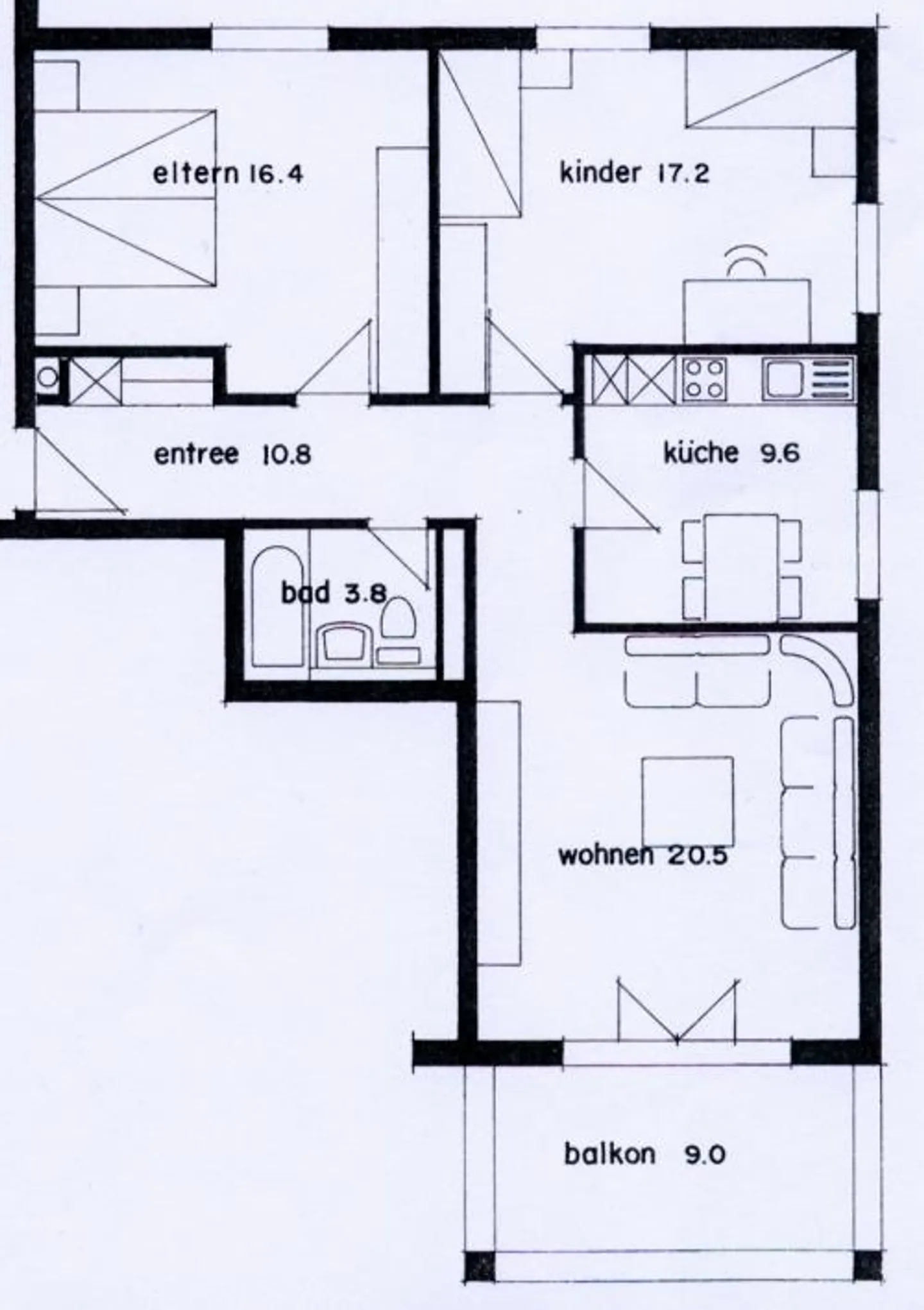 Stilvolle 3½-Zimmer-Wohnung mit Garten - Foto 8 von 8