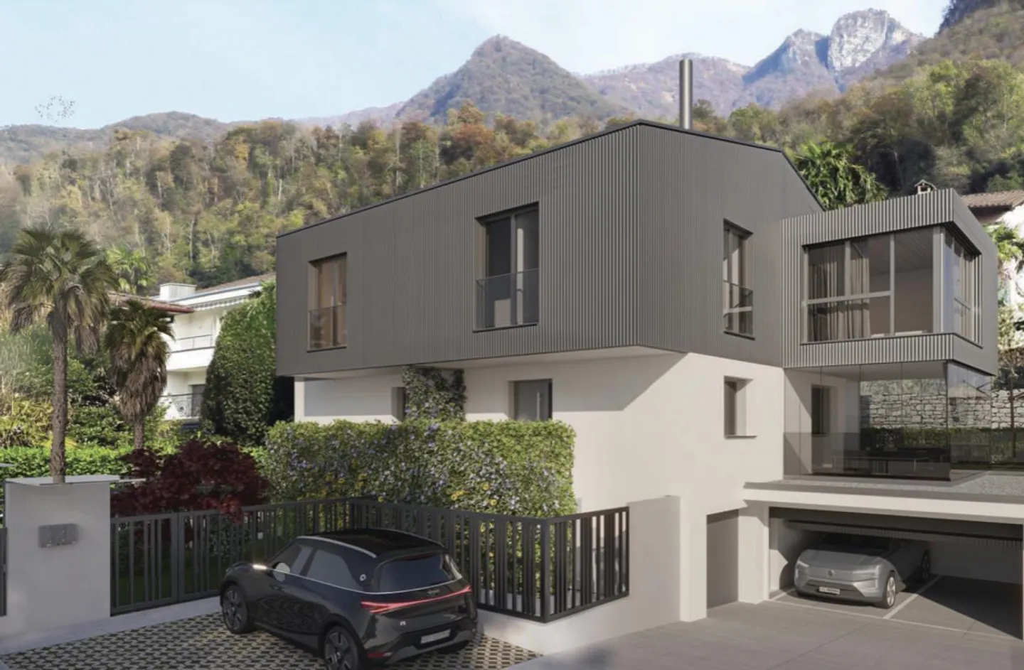 MELANO - VILLA EN CONSTRUCTION AVEC JARDIN PRIVÉ ET ESPACES FAMILIAUX SPACIEUX - Photo 1 sur 4