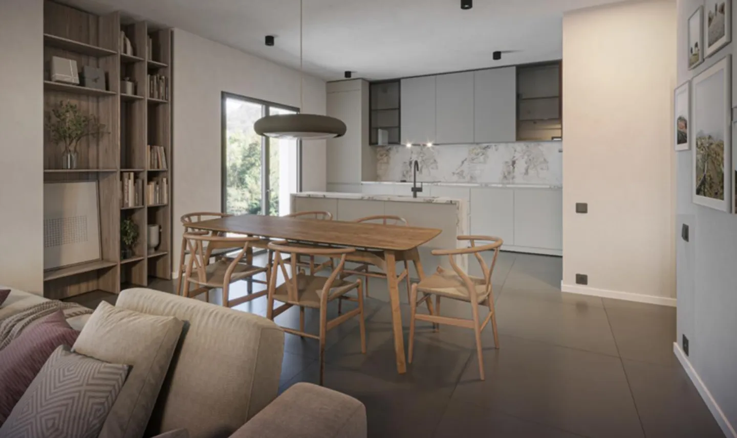 MELANO - VILLA EN CONSTRUCTION AVEC JARDIN PRIVÉ ET ESPACES FAMILIAUX SPACIEUX - Photo 3 sur 4