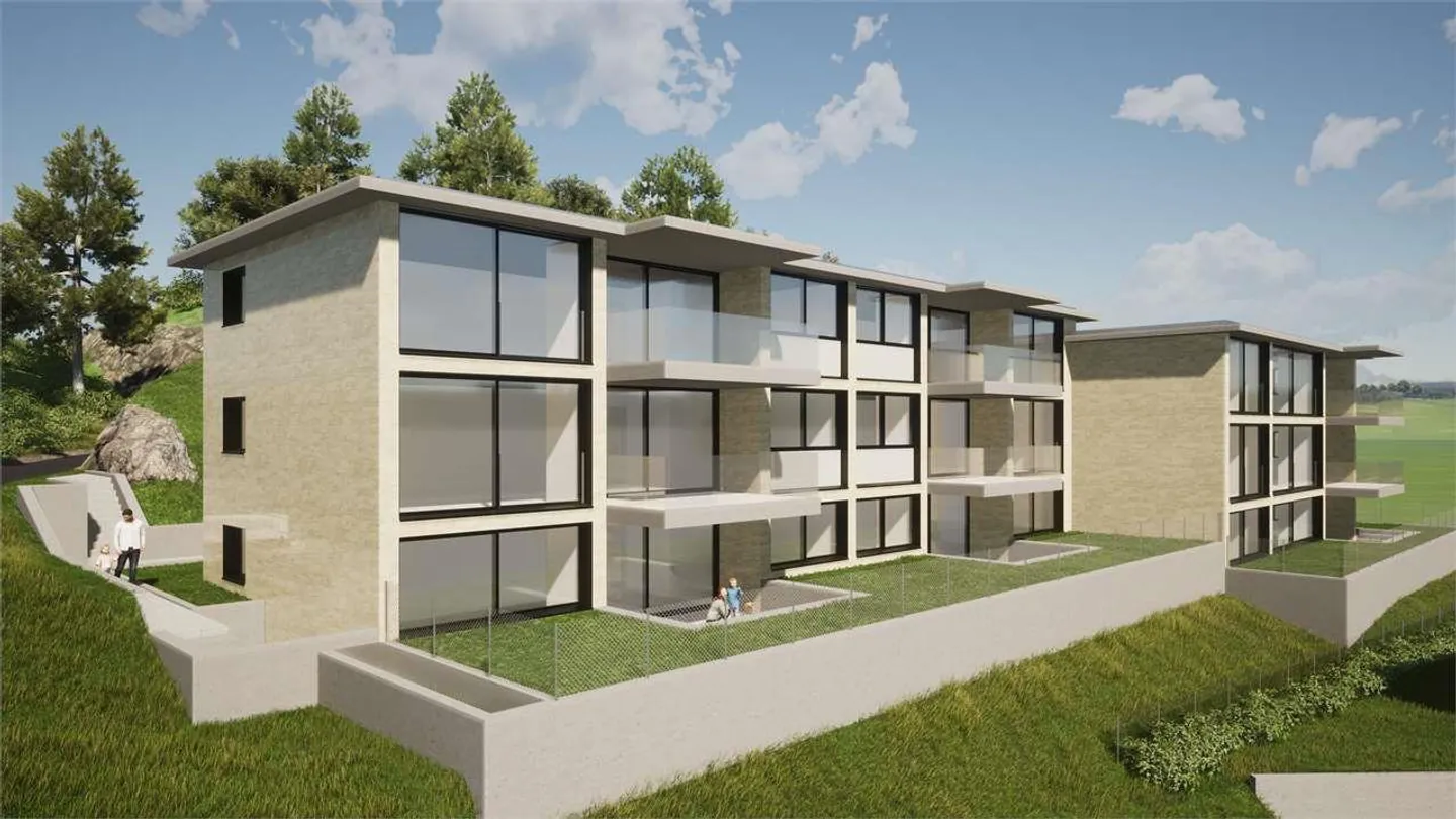 Elegant 2.5 Rooms with Terrace and Open View - New Construction - Photo 11 of 12