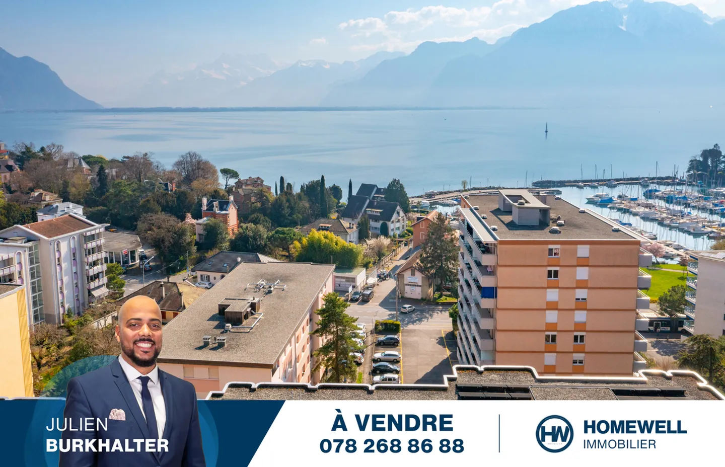 Superbe appartement avec grand séjour à proximité du lac à Clarens - Foto 1 von 14