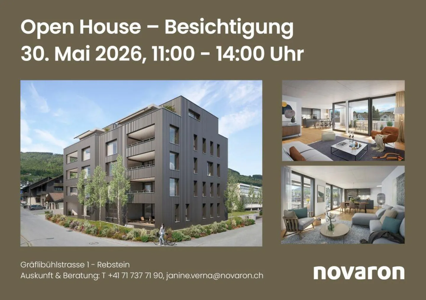 Vivere con vista - Nuovo MFH Gräflibühlstrasse, Rebstein - Foto 1 di 10