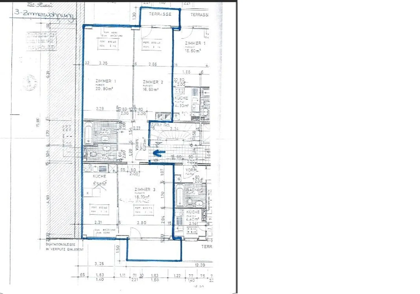 3-room apartment with 2 balconies in the center of Basel - Photo 15 of 15