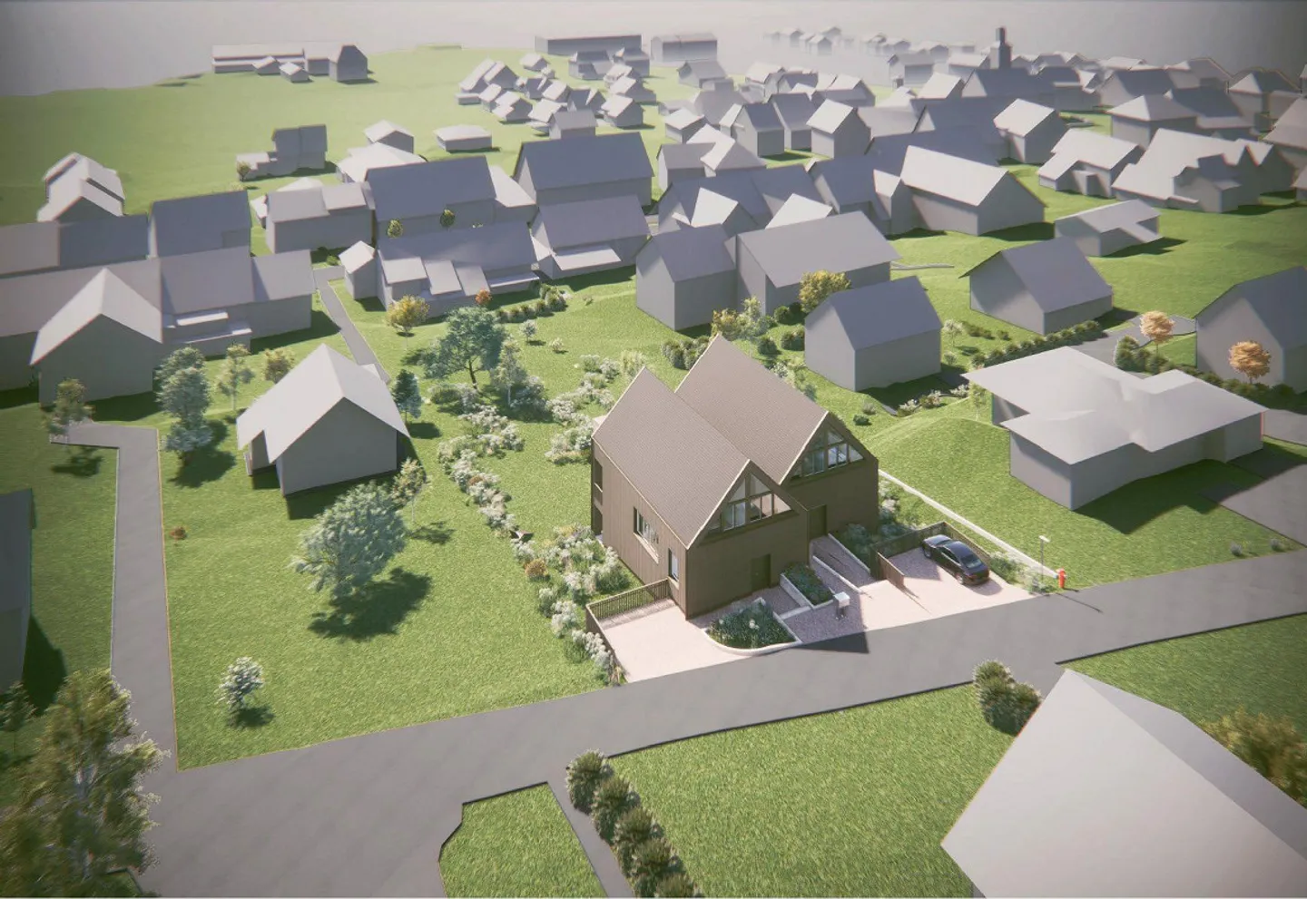 Two exclusive 5.5 room single-family homes with large garden and ... - Photo 6 of 16