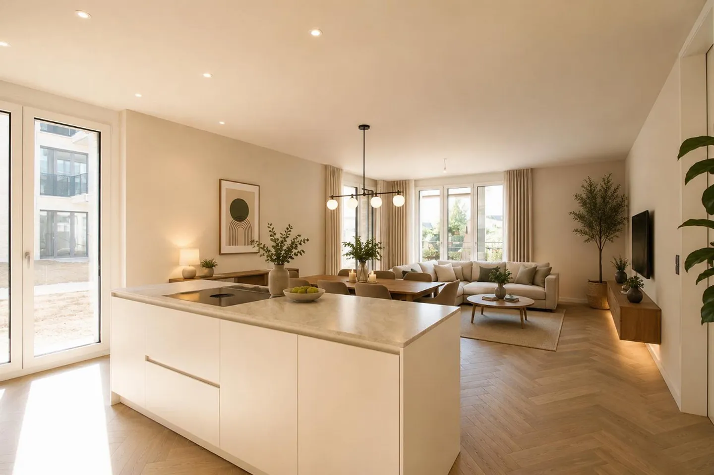 Modernes Apartment mit Garten - Foto 1 von 19