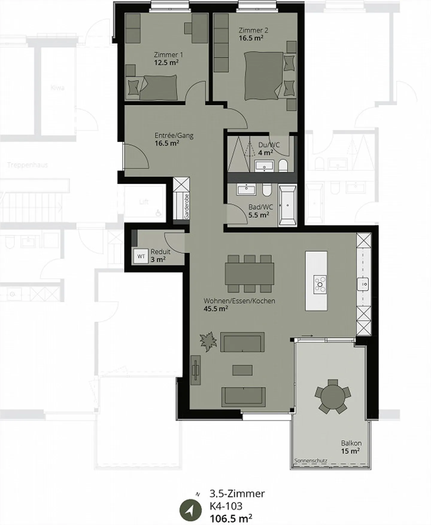 Vous cherchez un nouvel appartement à Lucerne ? Ici, il est en construction - Photo 7 sur 7