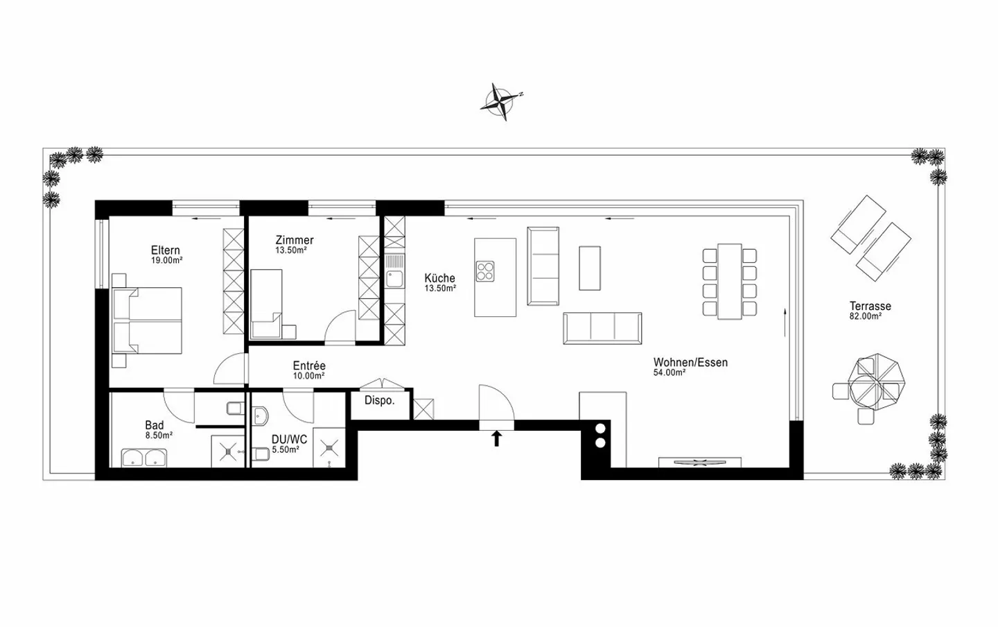 Geräumige Wohnung mit Seeblick - Foto 12 von 23