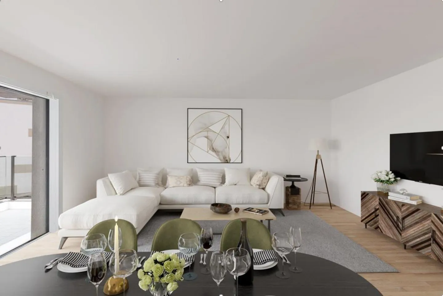 Charmant appartement 3.5 pièces - Photo 3 sur 8