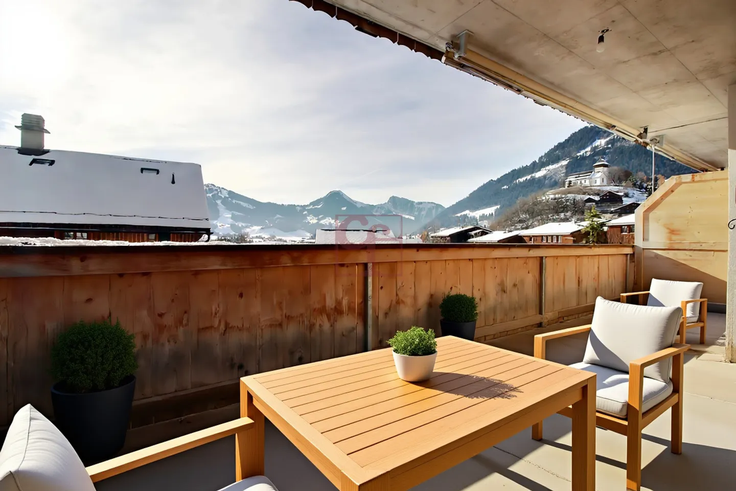 Château-d'Oex - Appartamento molto bello di 4,5 locali con grande balcone - Foto 13 di 13