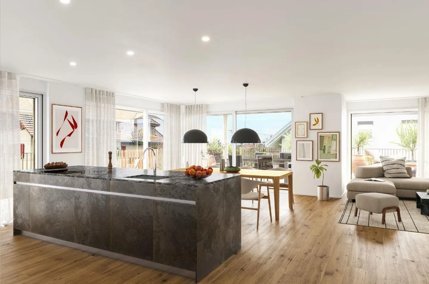 Moderne Attikawohnung - Foto 2 von 5