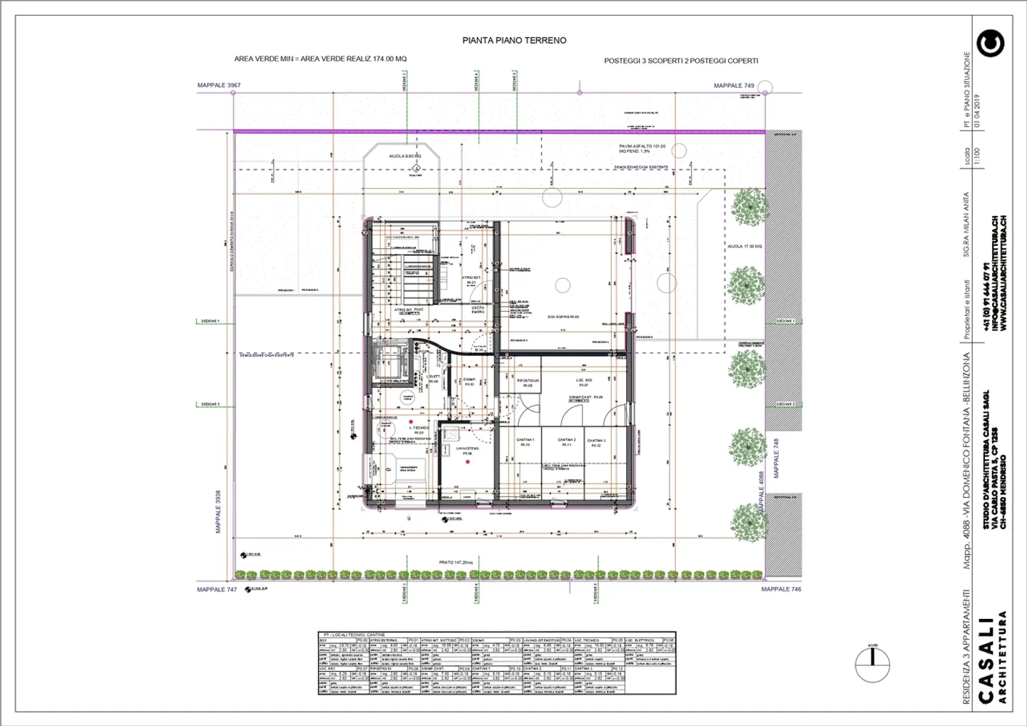 Modernes Mehrfamilienhaus in Bellinzona - Foto 11 von 13