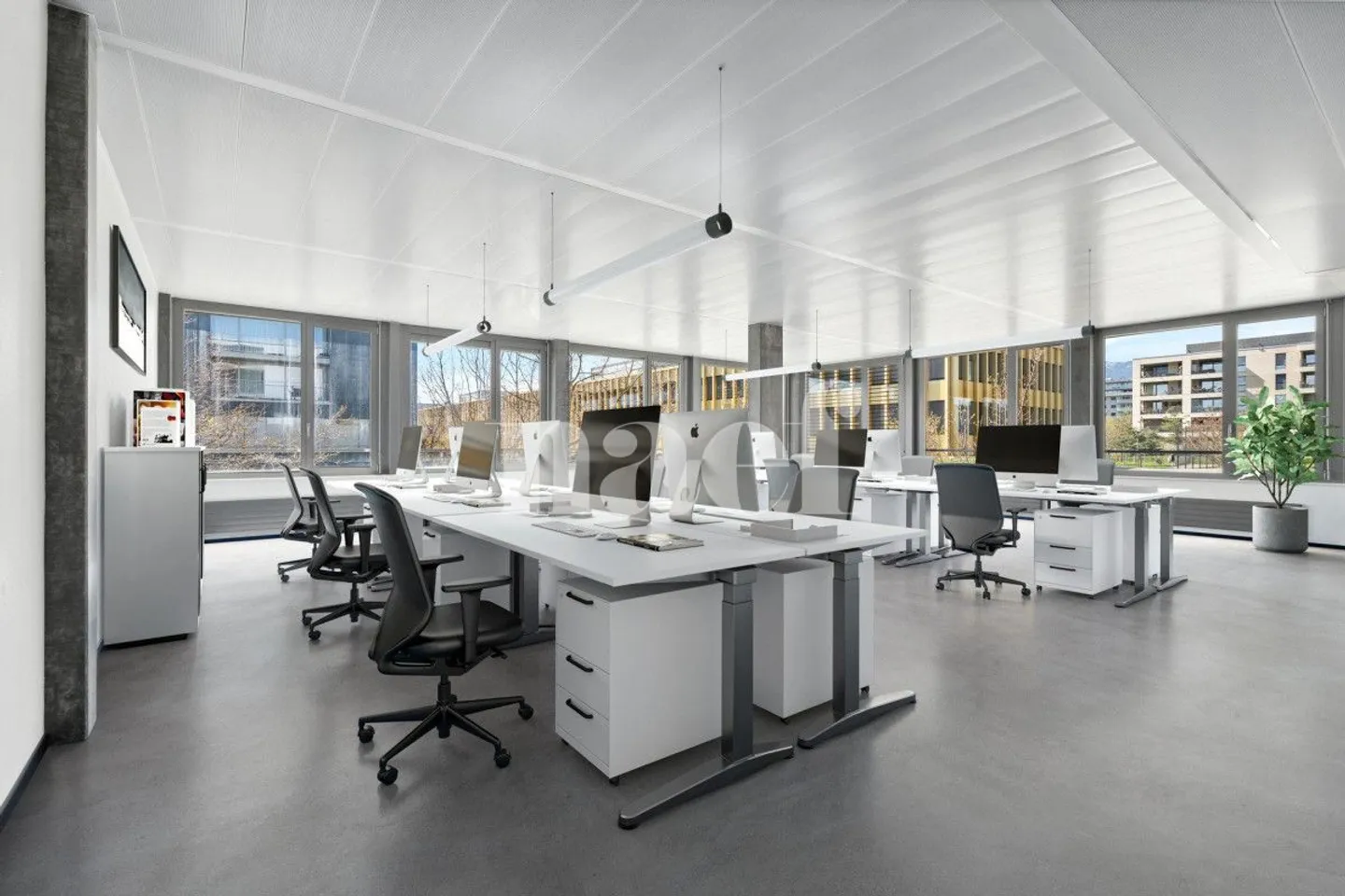 Précossy - Piano completo di circa 838m2 al 1° piano diviso in diversi uffici - Foto 3 di 11