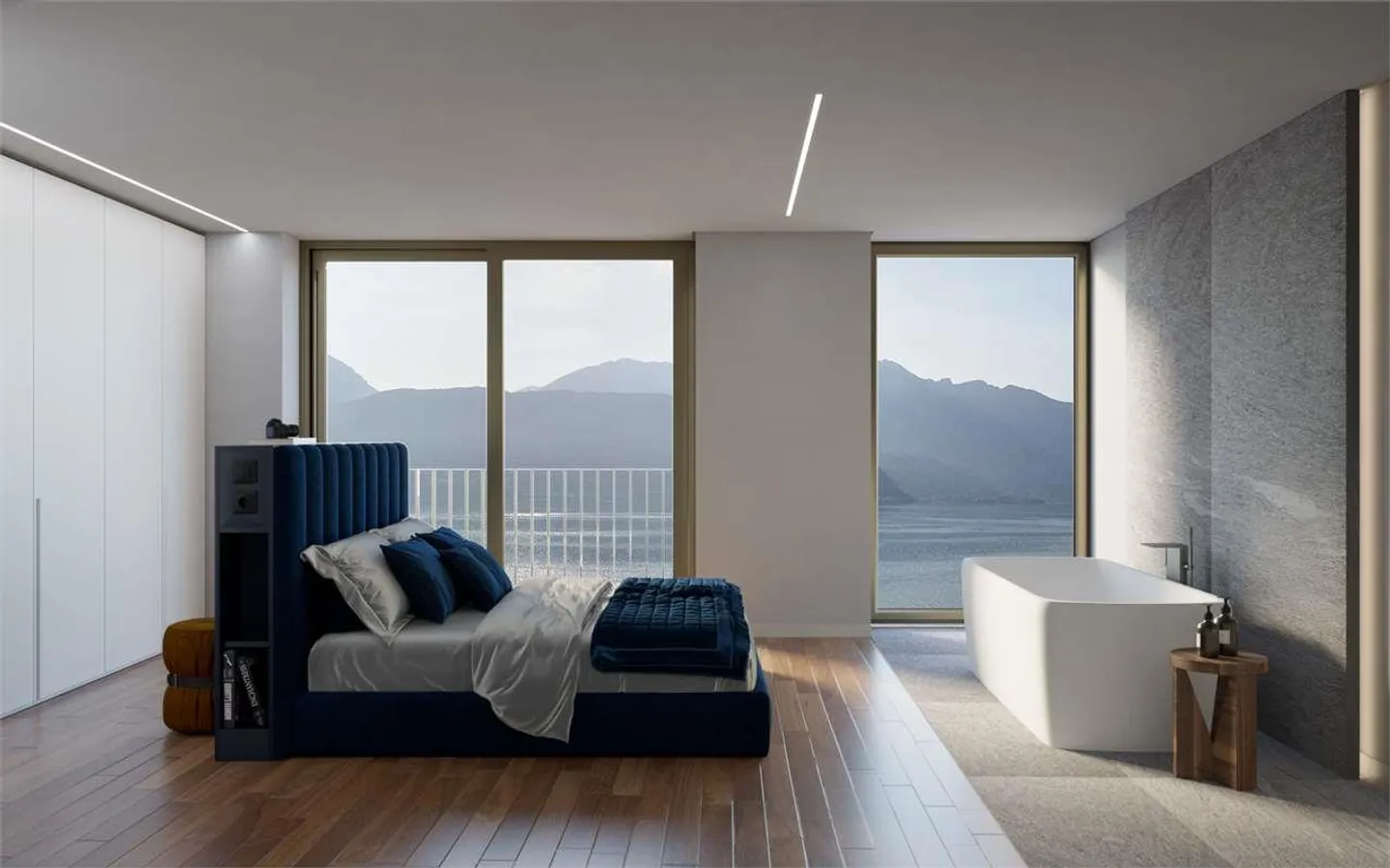 Dachwohnung-Duplex mit Seeblick in Melide - Foto 8 von 13