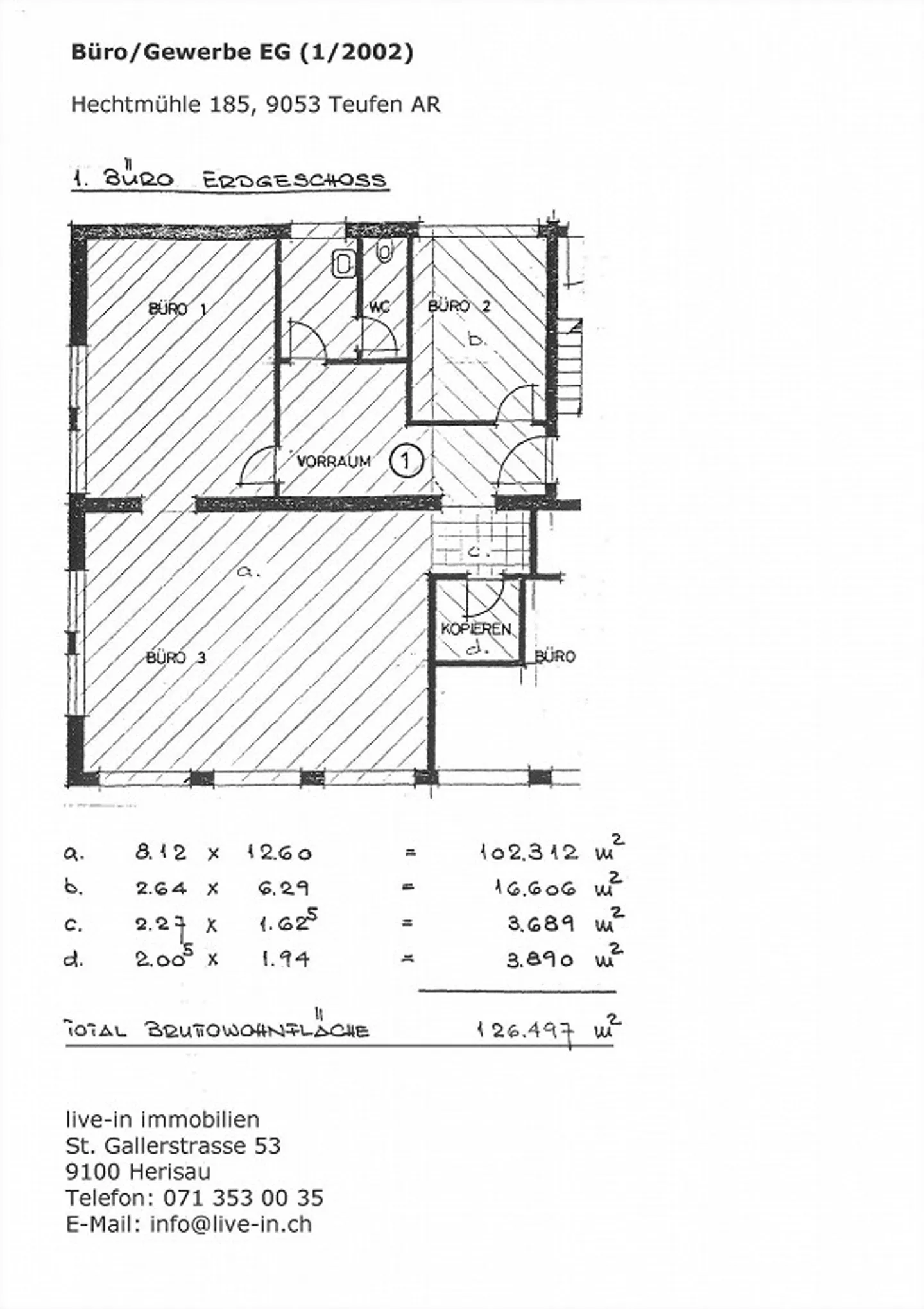 Unique office space in a prime location in Teufen! - Photo 10 of 10