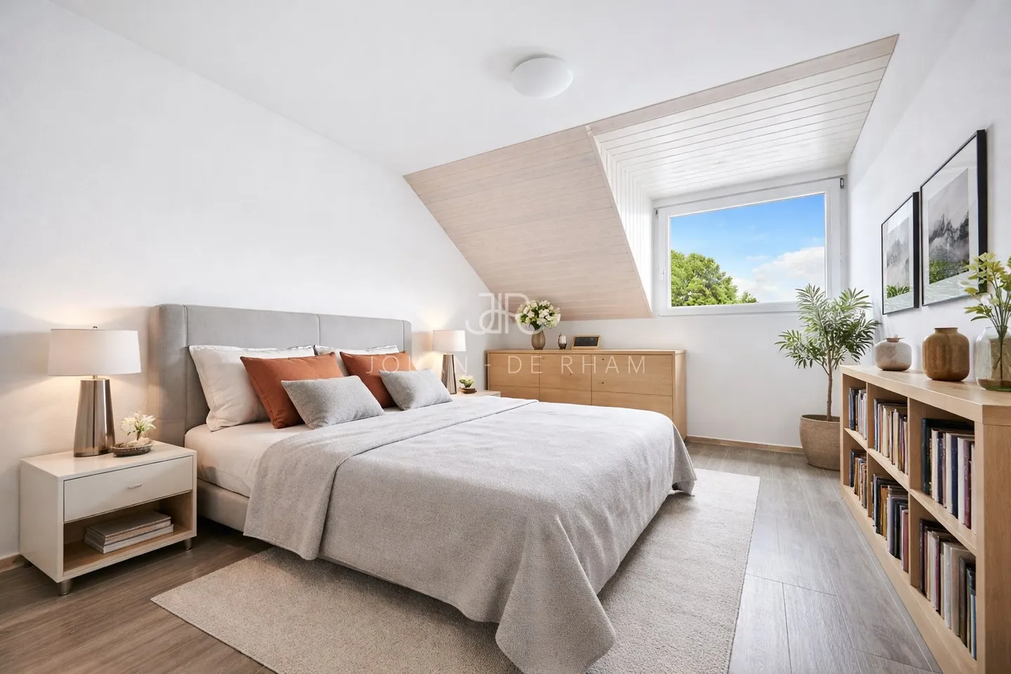 Founex | 3.5-room attic with large terrace - Photo 3 of 8