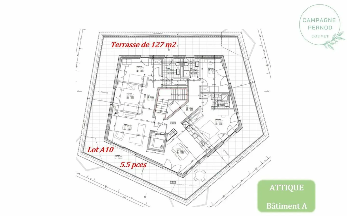 Nouvel appartement de 2,5 pièces avec balcon Campagne Pernod, Lot A4 - Photo 18 sur 18