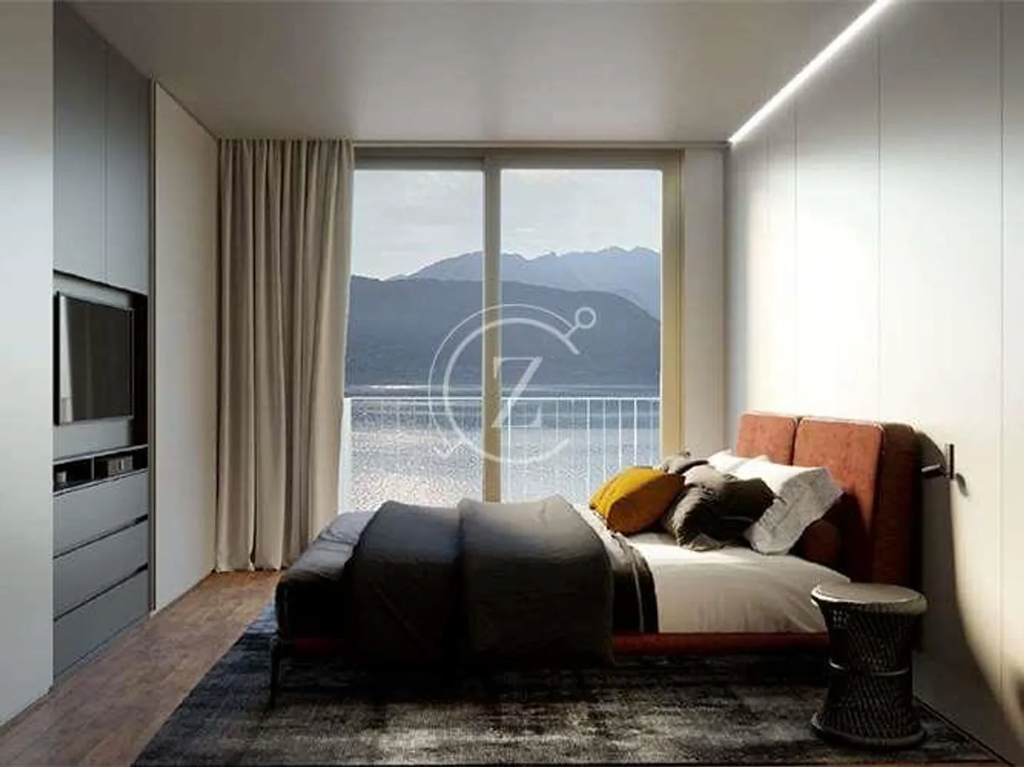 Prestiges Duplex mit Seeblick in Melide - Foto 11 von 13