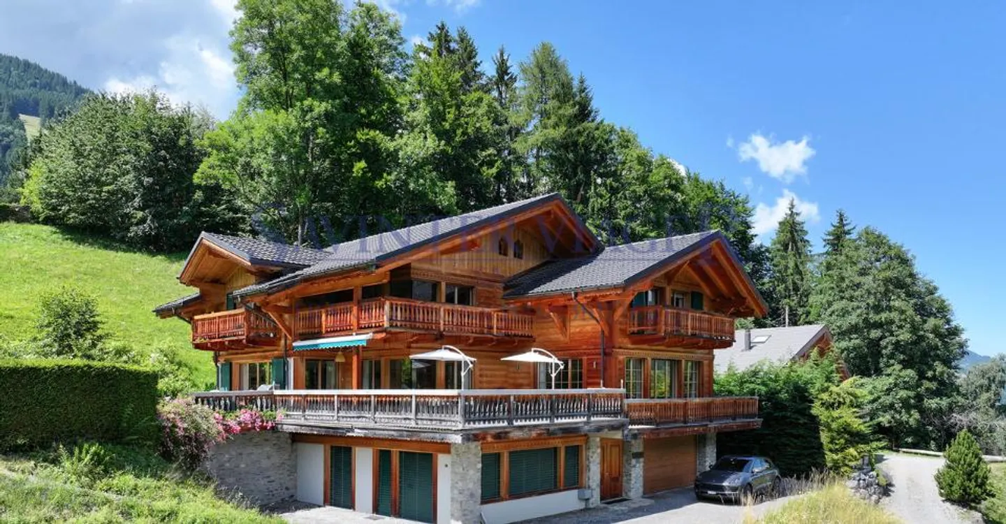 Champéry, Chalet Eccezionale di 450 m2 abitabili - Viager occupato - Foto 2 di 12
