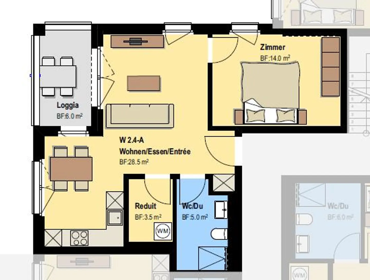 Appartamento moderno di 2,5 stanze in affitto al 2° piano - Foto 8 di 8