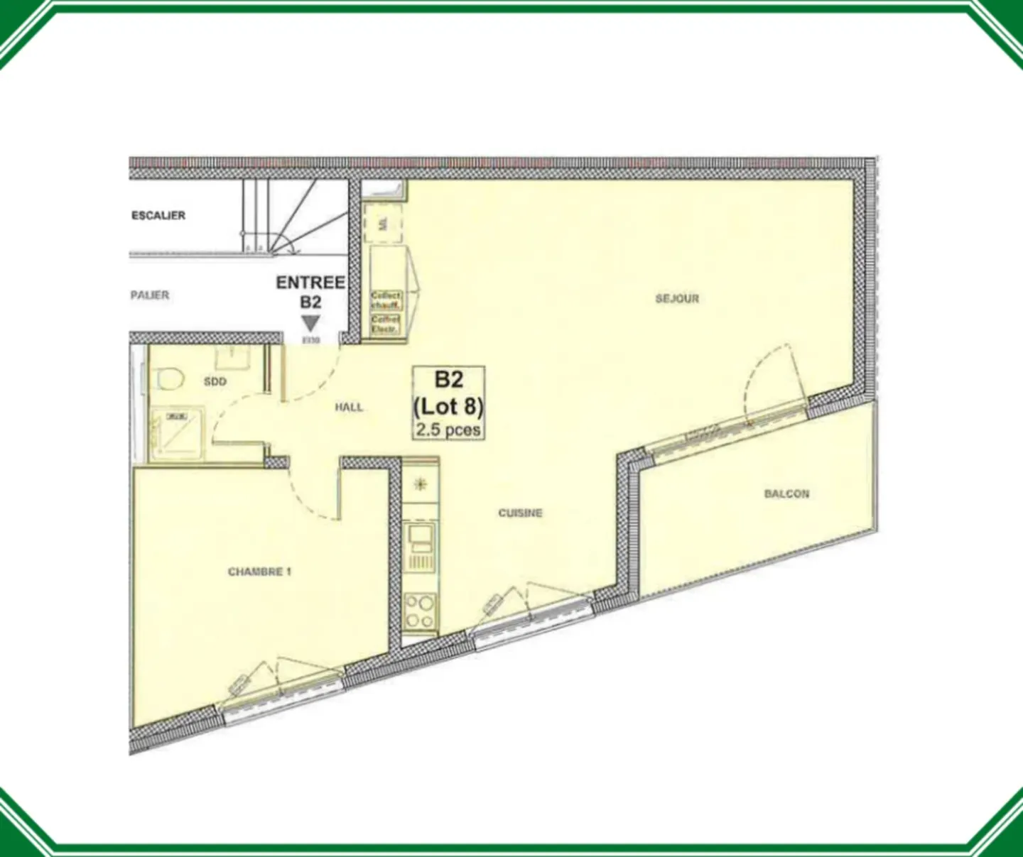 2,5-Zimmer-Wohnung mit Balkon - Foto 7 von 7