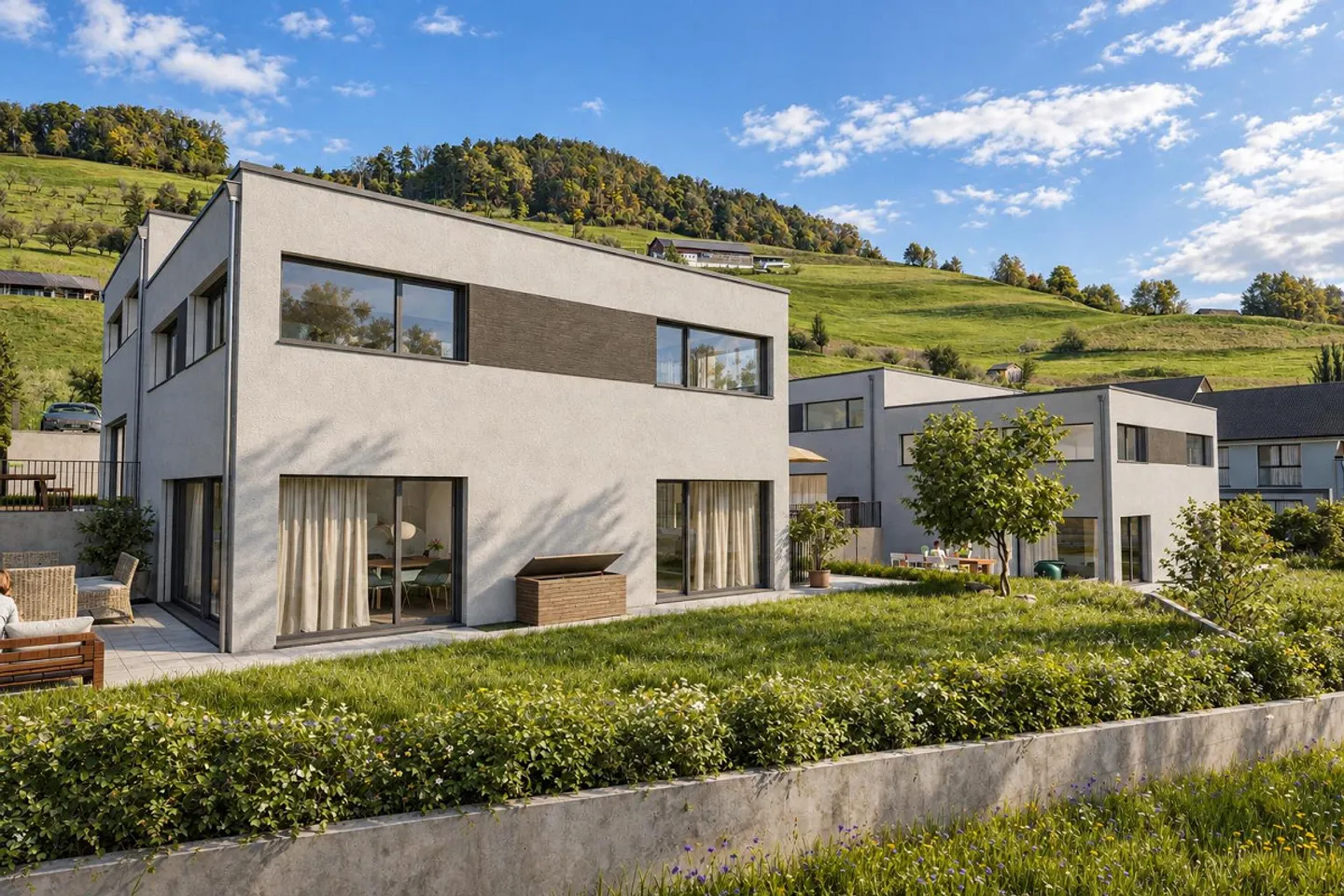 New Construction of Four Semi-Detached Houses, Niederdorf - Photo 4 of 8
