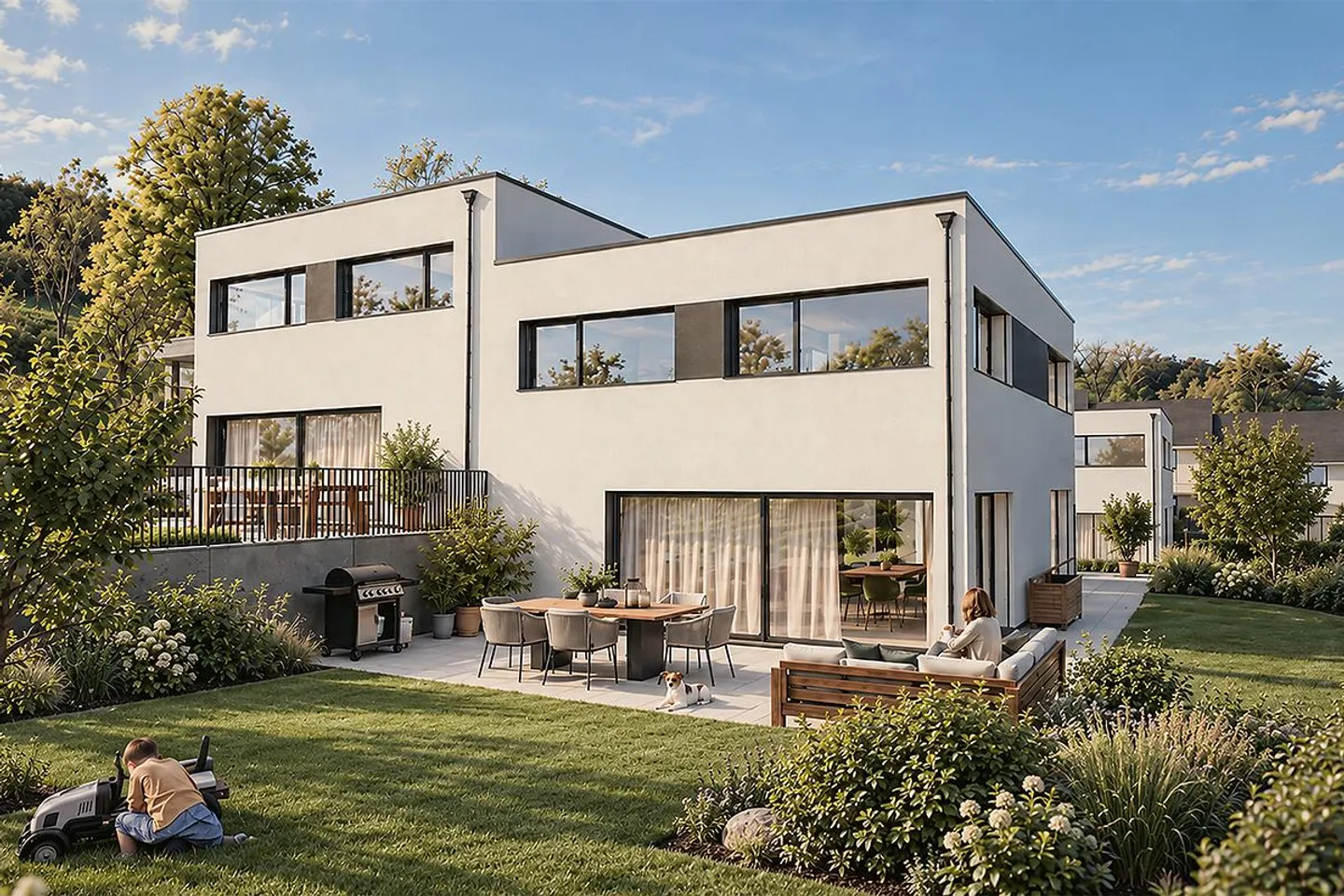 New Construction of Four Semi-Detached Houses, Niederdorf - Photo 1 of 8