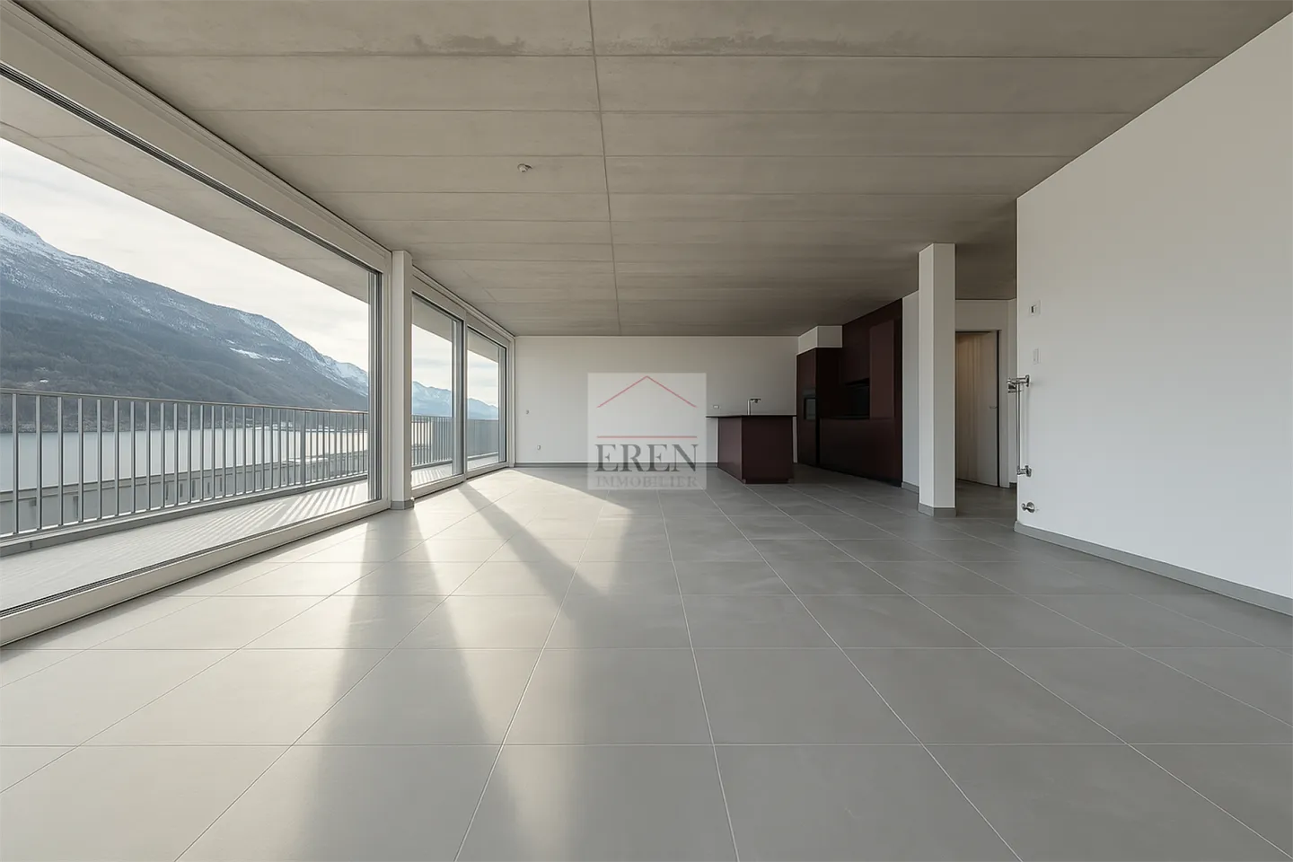 Magnifico appartamento attico 4,5 nuovo con vista panoramica e terrazza sud-est di 55 m2 - Foto 6 di 13