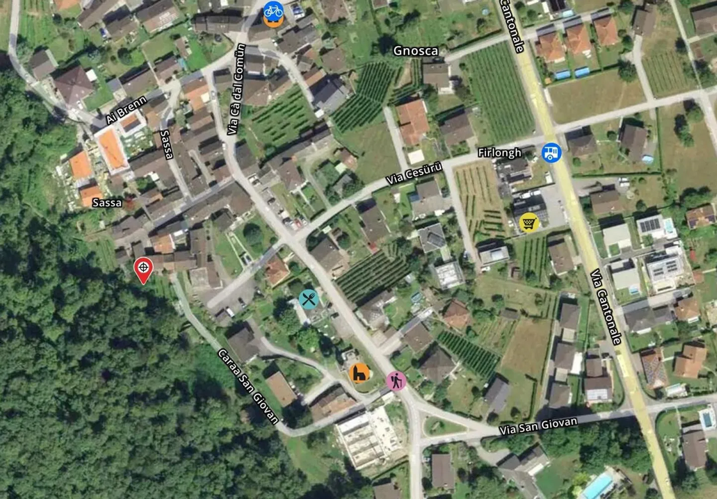 zwei Baulandgrundstücke von 955 m2 und 3553 m2 Wald / due terreni e... - Foto 18 von 19