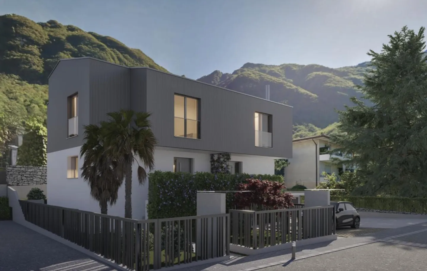 MELANO - VILLA B DE NOUVELLE CONSTRUCTION AVEC JARDIN D'HIVER ET ESPACES GÉNÉREUX - Photo 4 sur 4