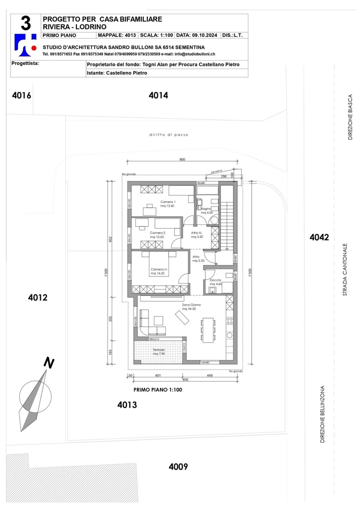 Edificio residenziale con due unità in costruzione a Prosito - Foto 6 di 6