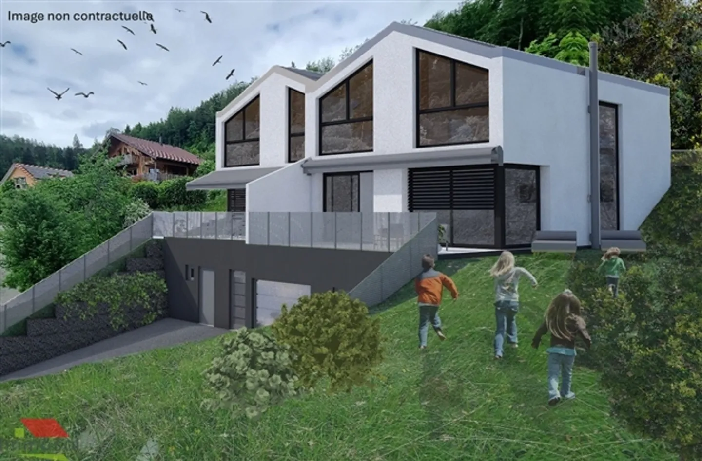 Nouvelle villa à louer avec 5,5 pièces - Photo 2 sur 8