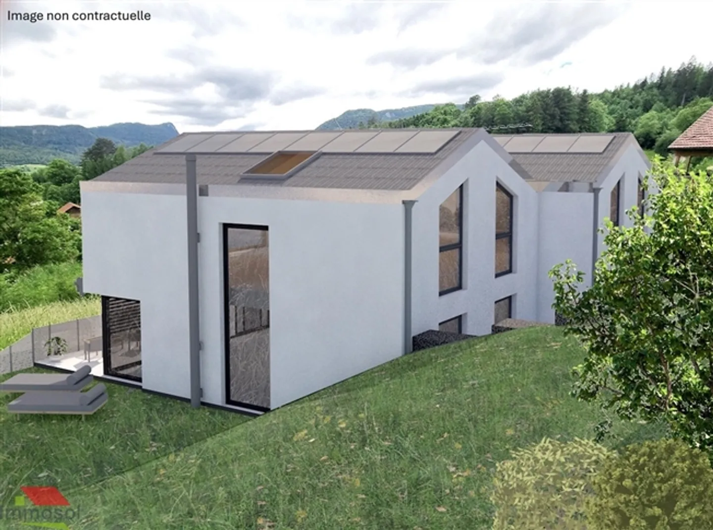 Nouvelle villa à louer avec 5,5 pièces - Photo 3 sur 8